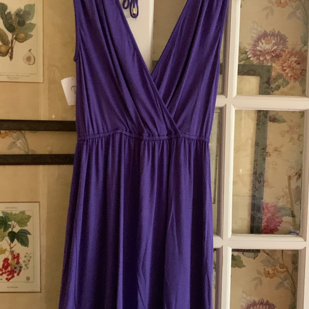 Trina Turk -Elegant Purple Sleeveless Dress NWT